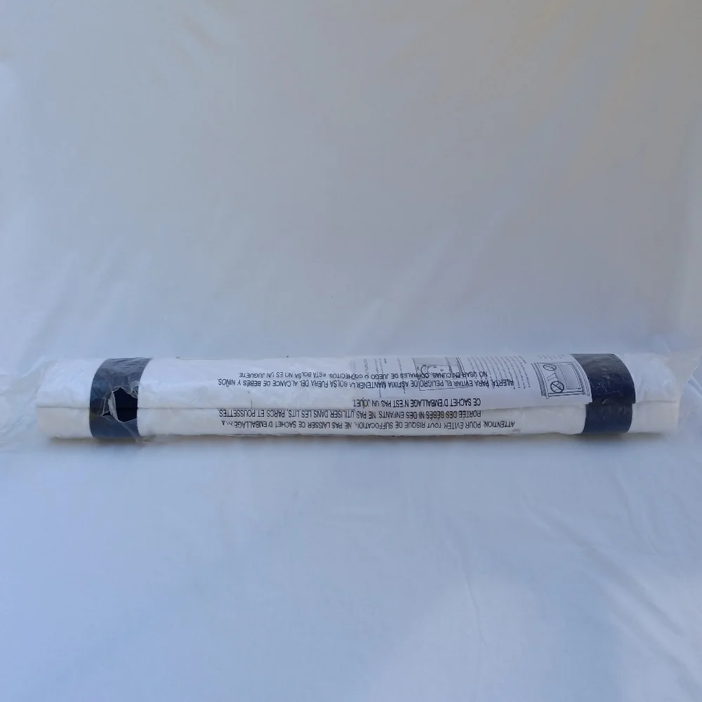 NEW Pottery Barn Grosgrain Cordless Roman Shade White/Ink 32
